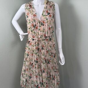 Max Studio London Multicolor Floral Midi Dress